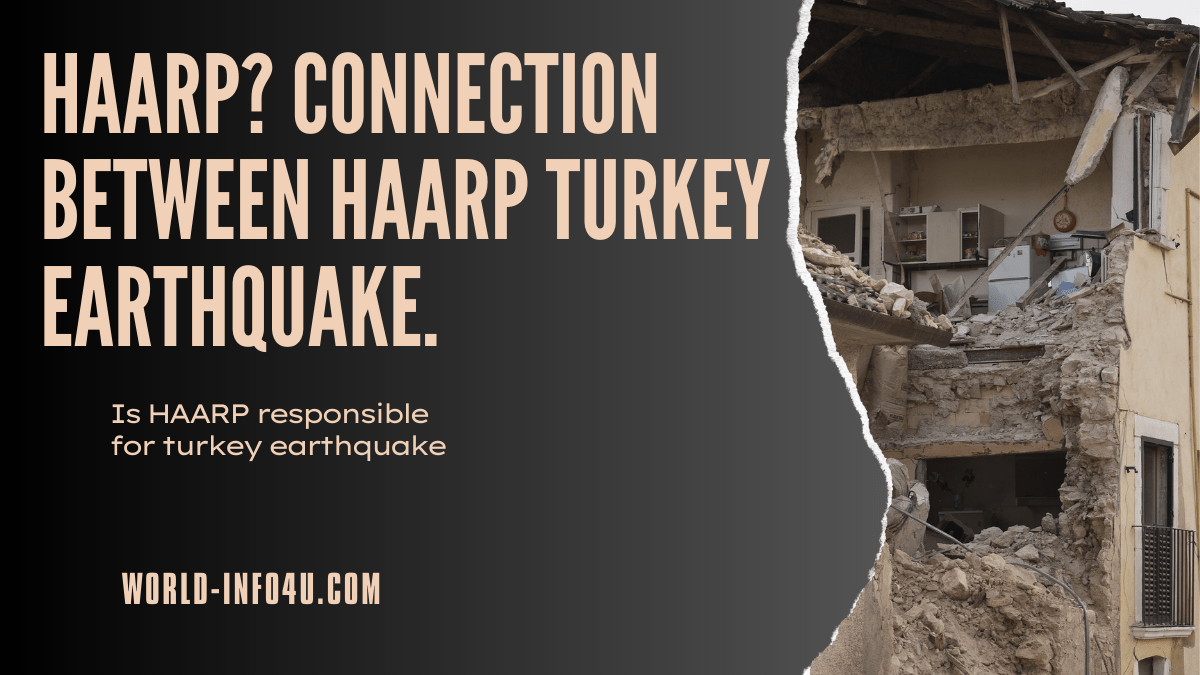 HAARP Turkey earthquake
